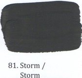 Matte muurverf 1 ltr - 81 Storm