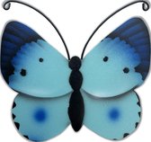 Handgemaakte Houten Vlinder (Blauw)