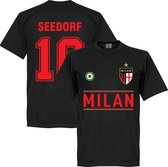AC Milan Seedorf 10 Team T-Shirt - Zwart - XL
