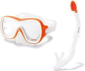 Intex 55647 Aquaflow Sport Wave Rider Duikbril en Snorkel Oranje