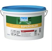 Herbol Classic Supercolor Satin | Zijdeglanzende binnenmuurverf - WIT 5L