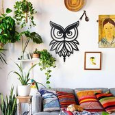 Minerva - Uilen Wanddecoratie | OWL Muurdecoratie | Hoagard Metal Wall Decoration |Wall Art| Spirit Animals | Bird