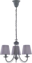 LED Hanglamp - Hangverlichting - Trion Citra - E14 Fitting - 3-lichts - Rond - Beton - Aluminium - BSE