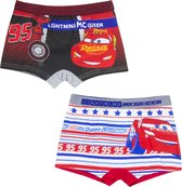 Cars - Boxershort - Duopack - Zwart/wit - Maat 92- 98