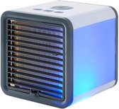 Luchtkoeler Ventilator - Aircooler - Met 6 LED Lichtjes - Handig voor thuis werken - Makkelijk mee te nemen