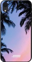 iPhone Xr Hoesje TPU Case - Sunset Palms #ffffff