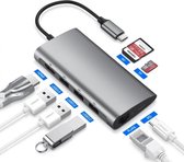 8-in-1 Multiport USB-C Hub - 4K HMDI / Ethernet / 3x USB 3.0 / Micro SD / SD / USB-C