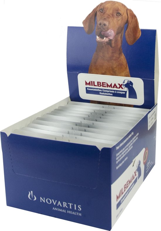 Elanco Milbemax Kauwtablet Hond - Anti wormenmiddel - 28 g 4 stuks Vanaf 5 Kg - Milbemax