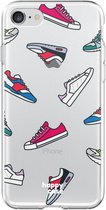 HappyCase Apple iPhone 8 Flexibel TPU Hoesje Sneaker Print