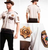 T-Shirt COSPLAY Theme WALKING DEAD - Sheriff (M)