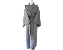 ORIGINELE JAPANSE YUKATA MET KOGARA DESSIN (BLAUW/WIT) (KATOEN) (MAAT ZIE PRODUCTBESCHRIJVING !)