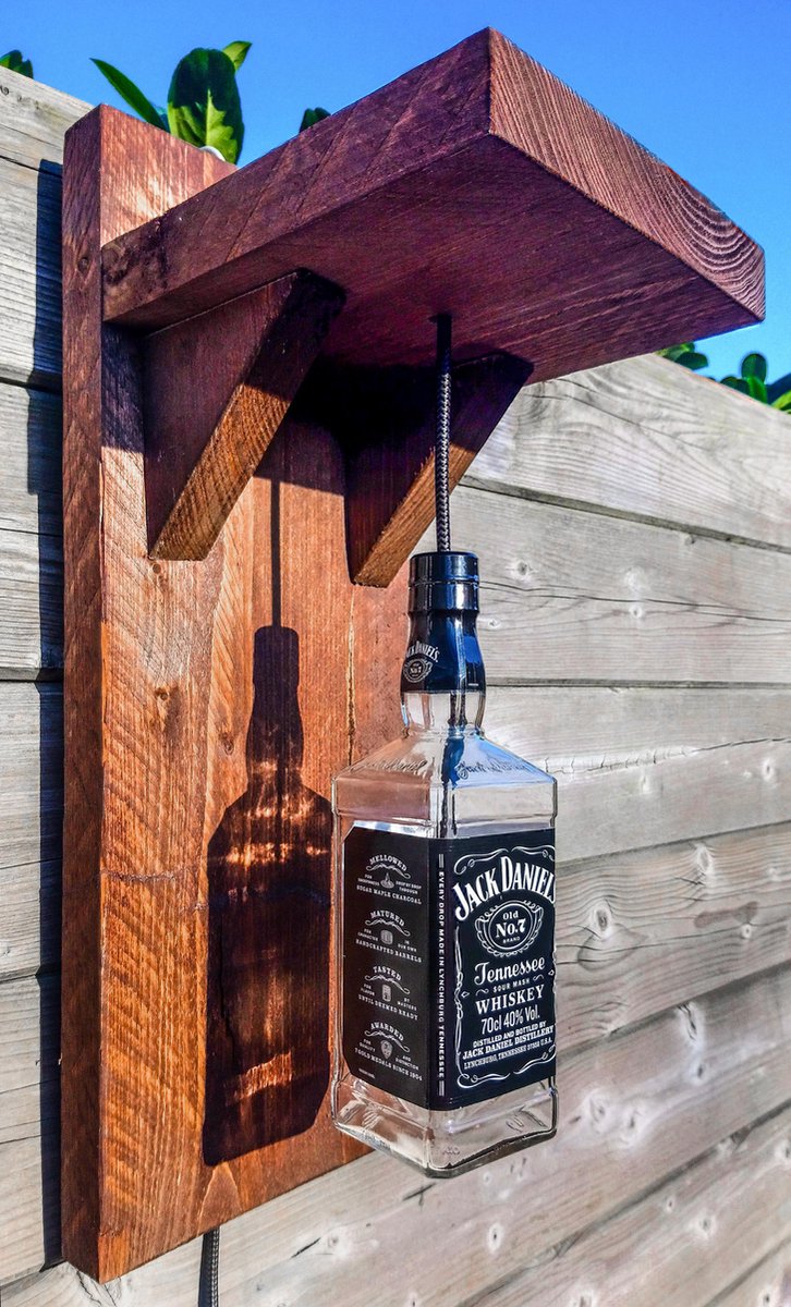 Handgemaakte Limited-edition Jack Daniels wand lamp | bol.com