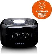 Lenco CR-12 - Wekkerradio - Zwart