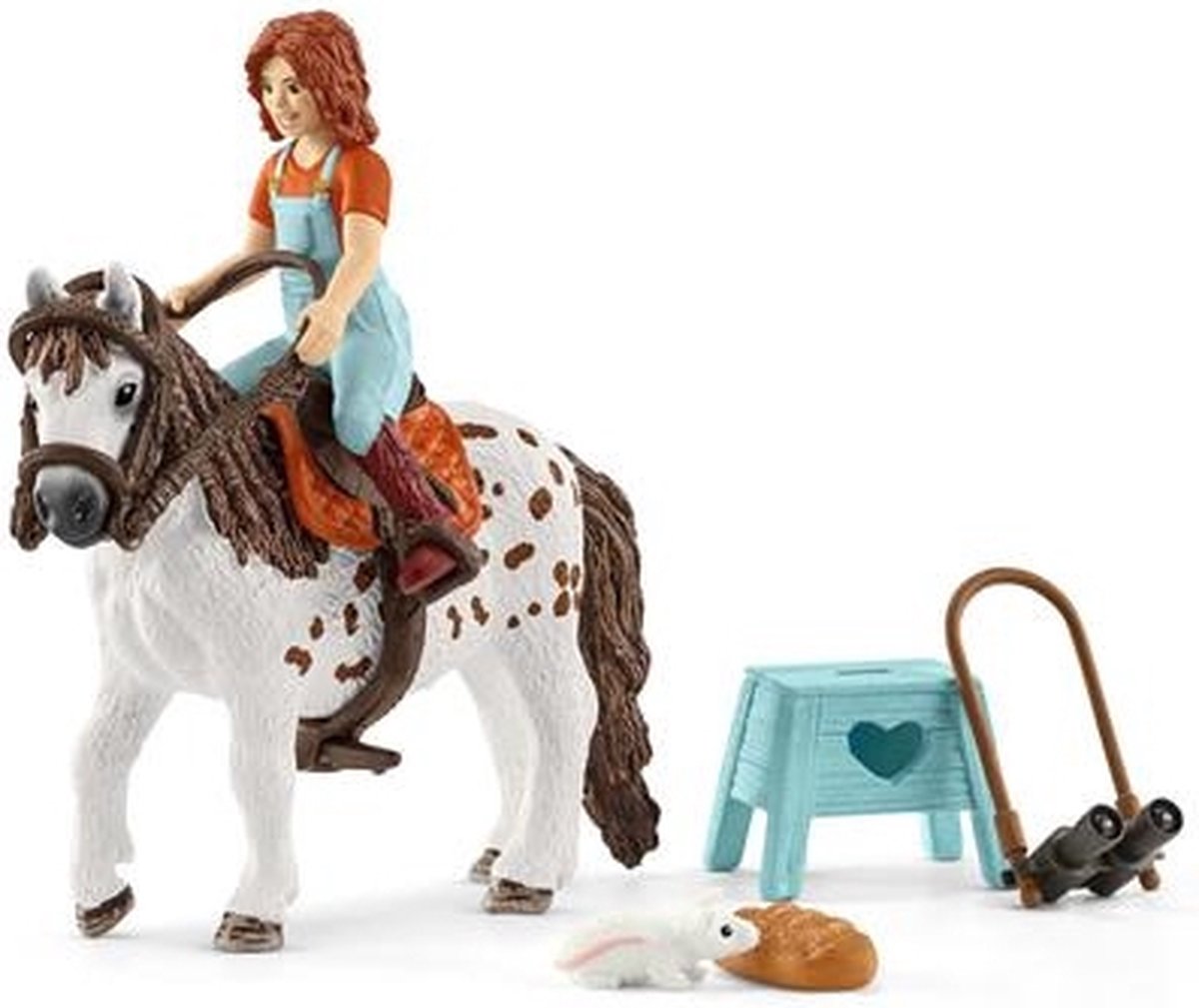 schleich HORSE CLUB - Mia & Spotty - Speelfigurenset - Kinderspeelgoed voor Jongens en Meisjes - 9 Onderdelen — afbeelding 17