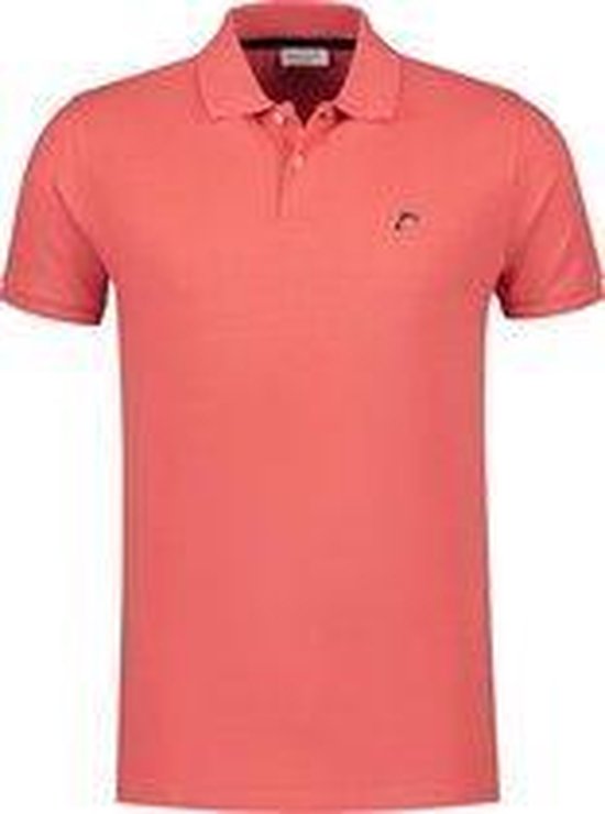 Luck Instinct heren poloshirt kleur koraal rood maat 3XL
