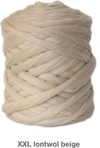 XXL wol- Merino Lontwol- 2 kg beige