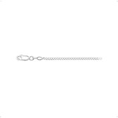 YO&NO - Ketting - Zilver - Gourmet - 2.0mm - 90cm - Sieraden Vrouw - Heren - Gerhodineerd - Zilver 925