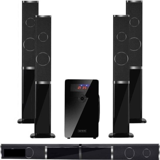 Home Cinema 4.1 Surround Bluetooth USB Luidspreker Subwoofer Elements