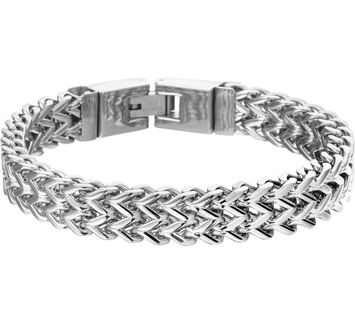 Vigor Armband 10 mm 20,5 cm - Staal