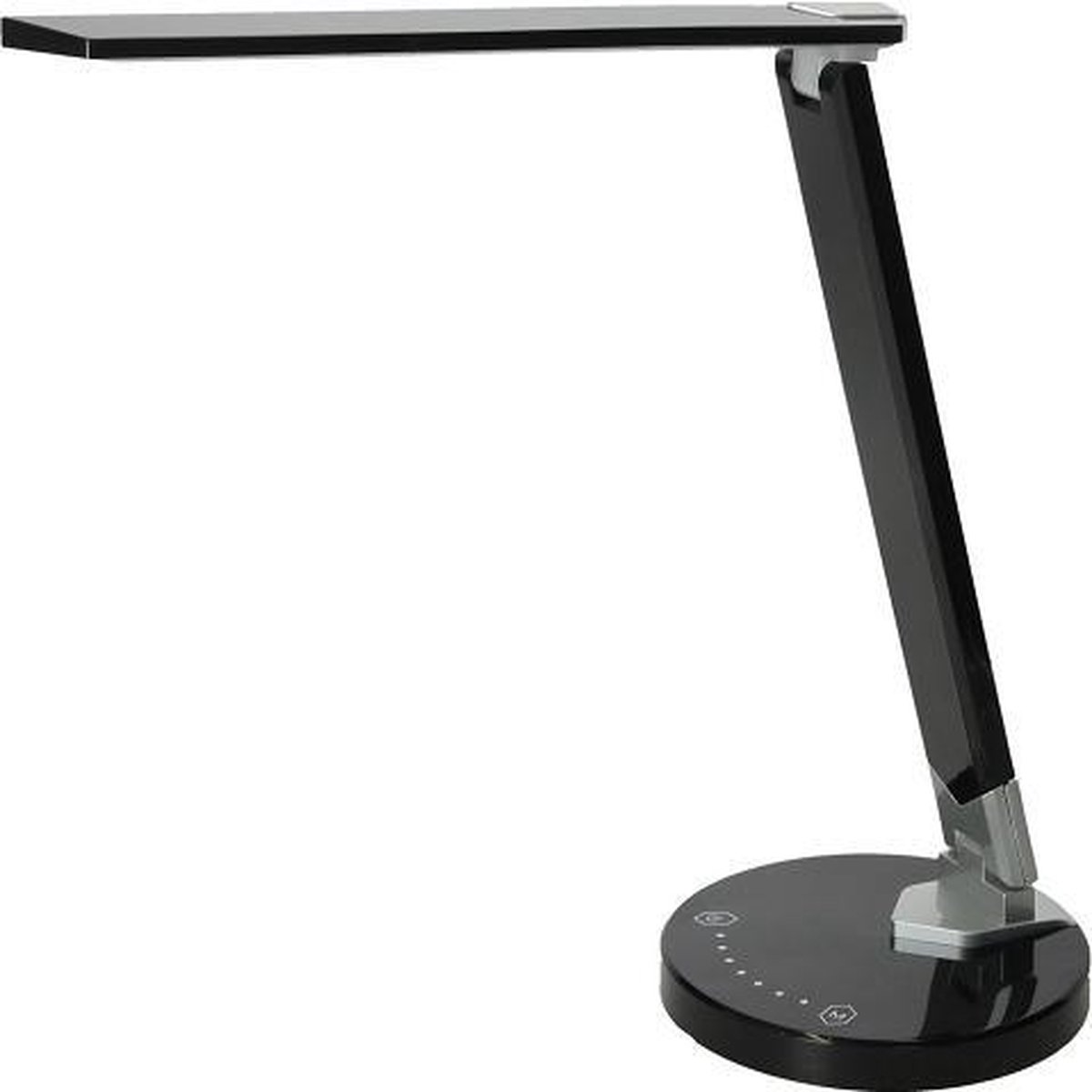 LEDmaxx Design Bureaulamp Touchbediening + USB (Zwart)
