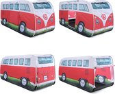 Volkswagen T1 Bus kindertent – rood