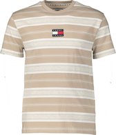 Tommy Jeans T-shirt - Slim Fit - Beige - XXL