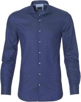 Nils Overhemd - Body Fit - Blauw - 42