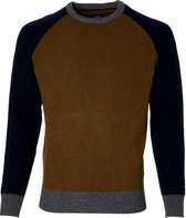 Jac Hensen Pullover - Modern Fit - Bruin - 5XL Grote Maten