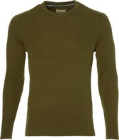 Hensen Pullover - Slim Fit - Groen - 3XL Grote Maten