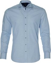 City Line By Nils Overhemd - Body Fit - Blauw - 40