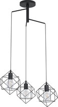 EGLO Straiton - Hanglamp - E27 - Ø 64,5 cm - Zwart