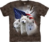 T-shirt Patriotic Wolves XL