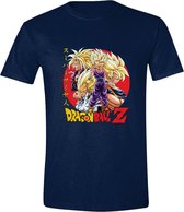 Dragon Ball Z - Super Saiyans Heren T-Shirt - Blauw - XL