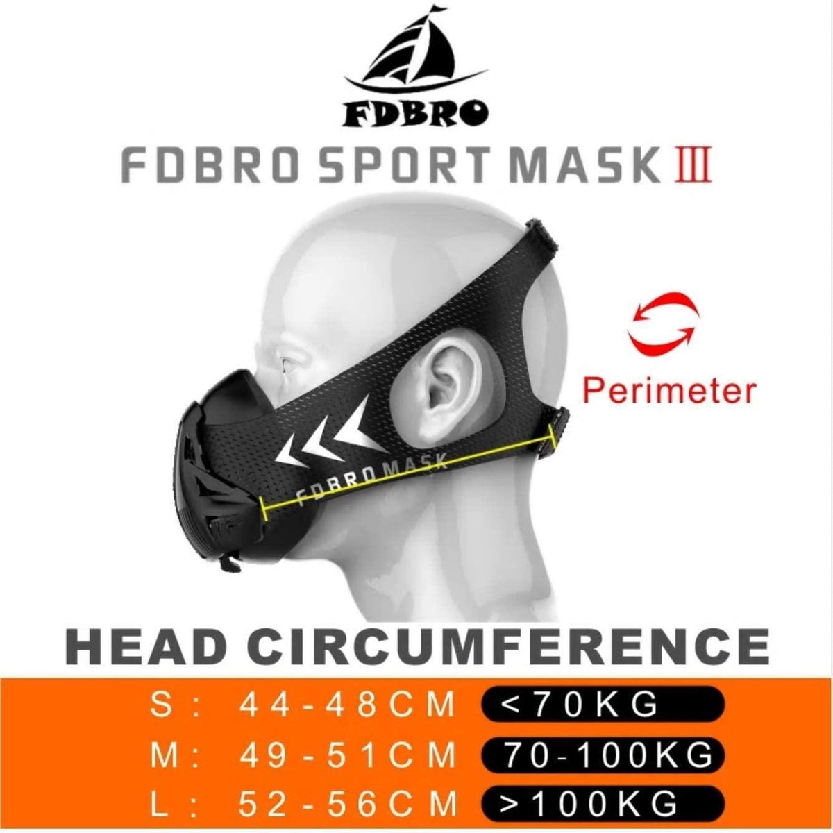 Aduro Sport Masque d'entraînement à haute altitude Cardio Entraînement  Sport Masque Course Masque Respiration Entraînement Masques pour Hommes