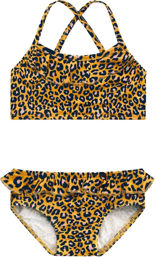 Ik was mijn kleren Misverstand beneden Your Wishes Leopard ochre Bikini Maat: 98/104 | bol.com