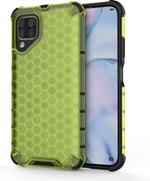 Voor huawei nova 7i schokbestendige honingraat pc + tpu beschermhoes (groen)