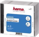 Hama CD Box Dubbel 5 Pak Geseald