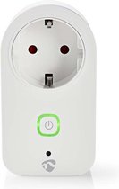Nedis WIFIP120FWT Wi-fi Smart Plug Stroommeter Schuko Type F 16a