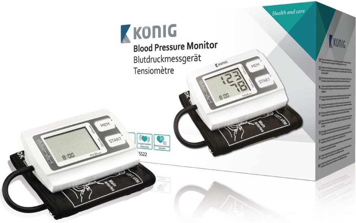 Bol Com Konig Hc Bldpress22 Automatische Bovenarm Bloeddrukmeter