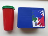 lunchbox met beker (merk Tiger)  ass kleur