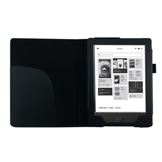 Goodline® - Kobo Aura HD (6,8") Soft Cover Hoes / Sleepcover - Zwart