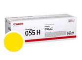 Canon 055 H - Hoge capaciteit - geel - origineel - tonercartridge - voor Color imageCLASS MF743; imageCLASS LBP664, MF745; i-SENSYS LBP664, MF742, MF744, MF746