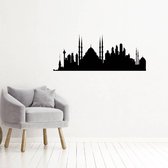 Muursticker Istanbul - Zwart - 80 x 31 cm - woonkamer steden