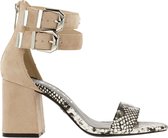 Supertrash Ayla sandalen met hak beige - Maat 40