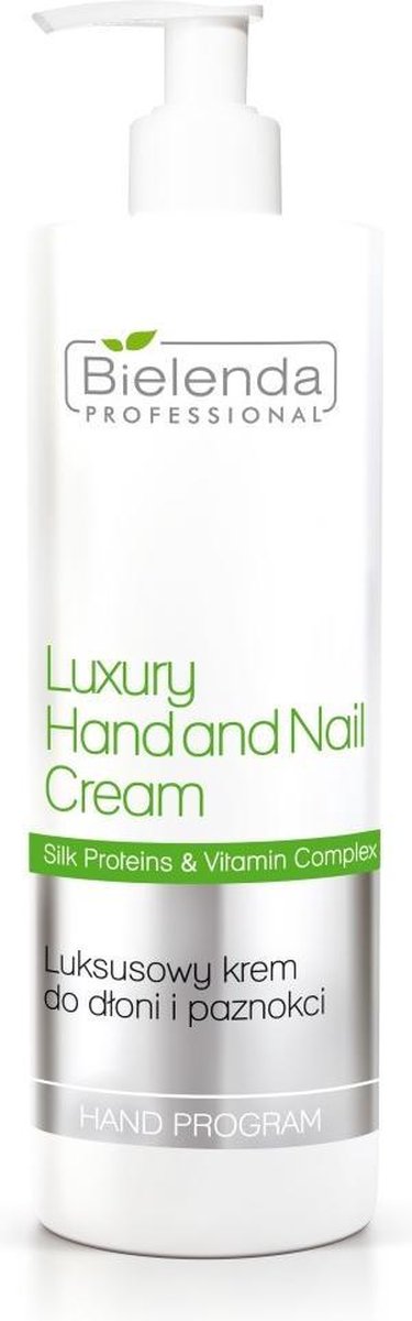 Bielenda Professional - Luxury Hand & Nail Cream Silk Proteins & Vitamin Complex Luxury Hand And Nail Cream 500Ml