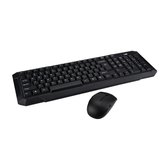 Draadloos Toetsenbord  2.4G - QWERTY - Draadloze keyboard - Draadloze muis - Zwart - Combinatie set