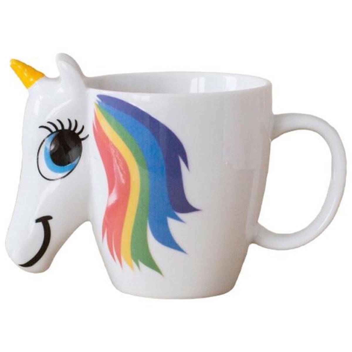 Tasse licorne change couleur