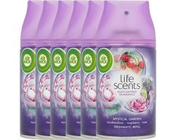 Airwick Freshmatic Max Navulling – Mystical Garden - 6 stuks - Voordeelverpakking