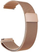 Horlogeband van RVS voor Moto 360 2nd Gen 46mm | 22 mm | Horloge Band - Horlogebandjes | Rose Goud