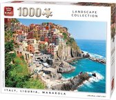King - Legpuzzel - Manarola - Italy - 1000 stukjes - Landscape - puzzels - legpuzzels - Nieuwe Collectie
